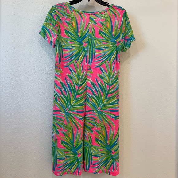 NWOT LILY Pulitzer palm print tee dress - Picture 2 of 5